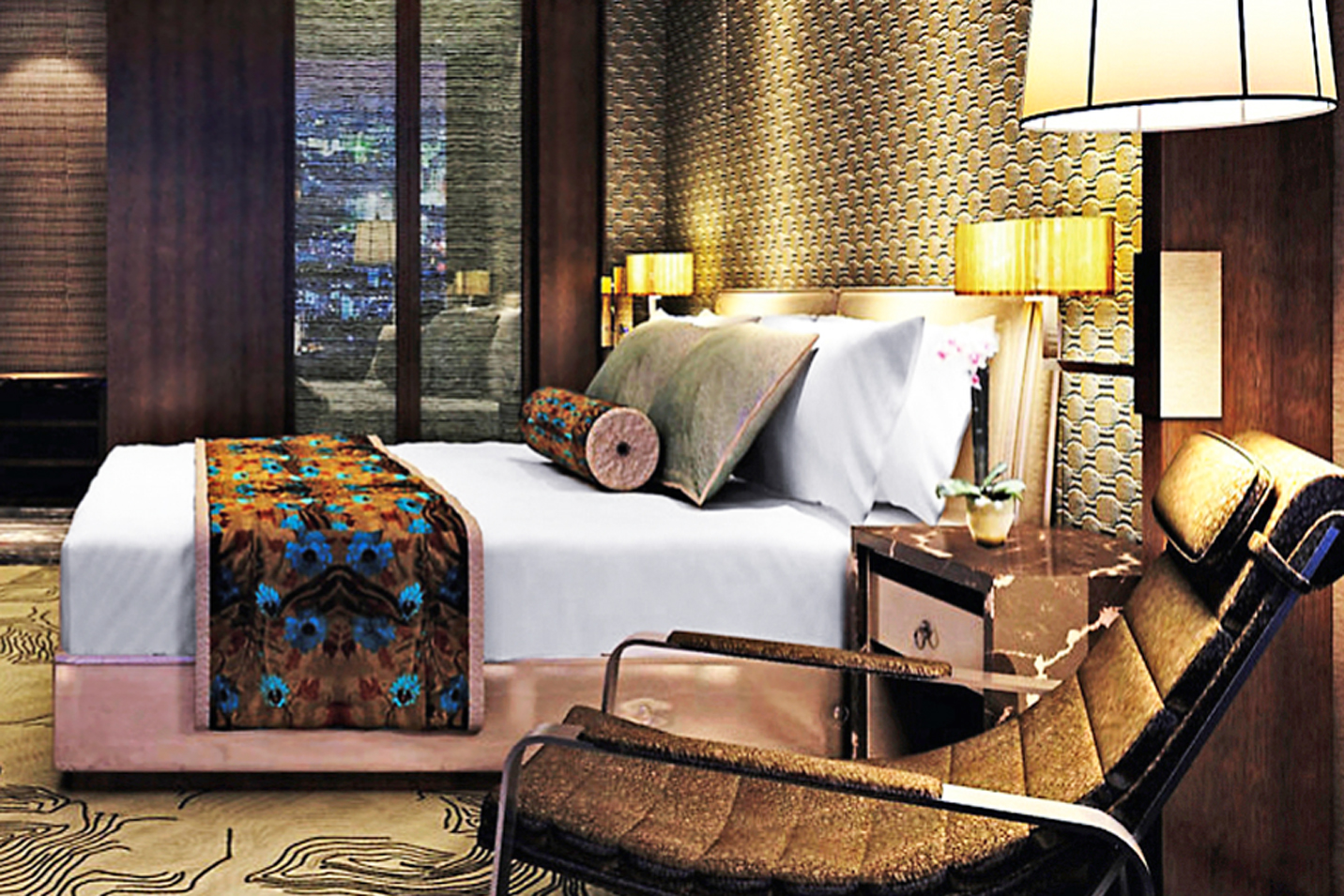 Mandarin Oriental Pudong, Shanghai - Mandarina Room