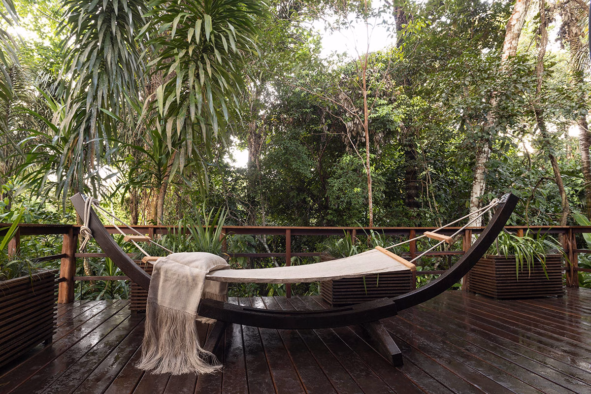 Hängematte in der Mirante do Gaviao Lodge
