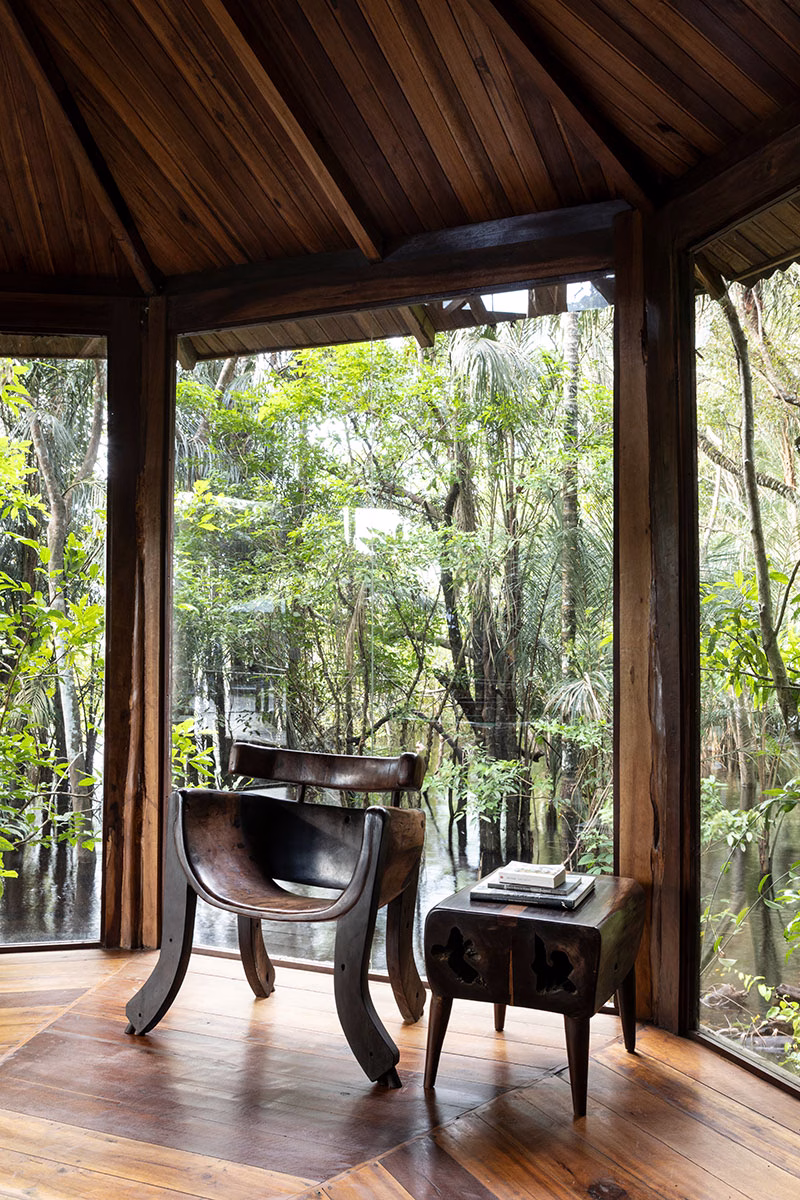 Sitzbereich in der Mirante do Gaviao Lodge