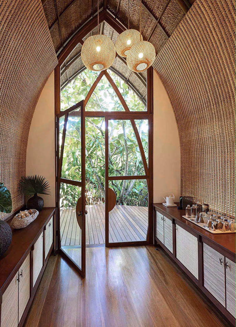 Eingang in die Coral Villa des Nay Palad Hideaway
