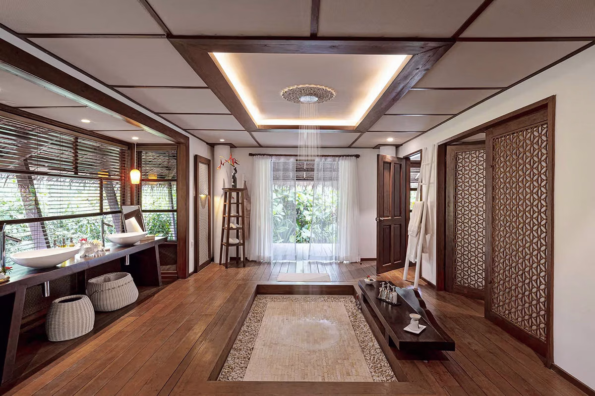 Badezimmer der Ocean View Villa