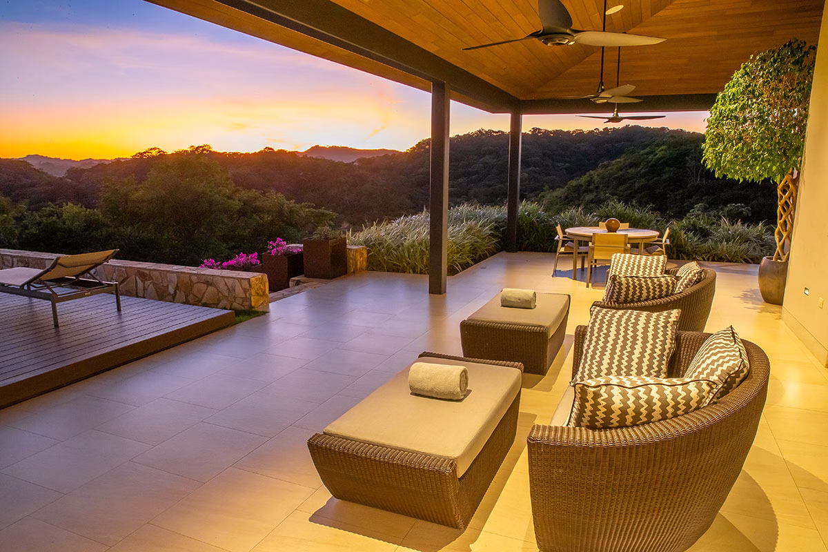 Terrasse des Master Suite des Nekupe