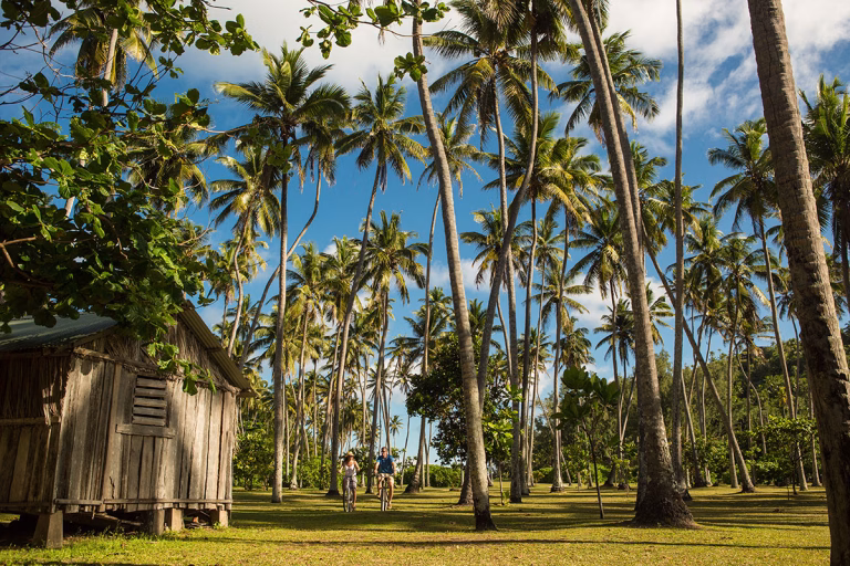 North Island Seychelles Erlebnis Inselerkundung mit dem Fahrrad