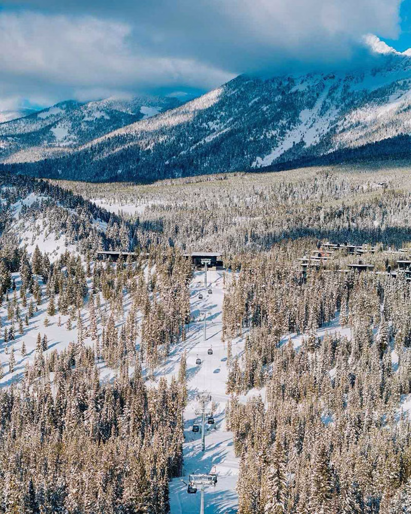 Ski fahren im One&Only Moonlight Basin