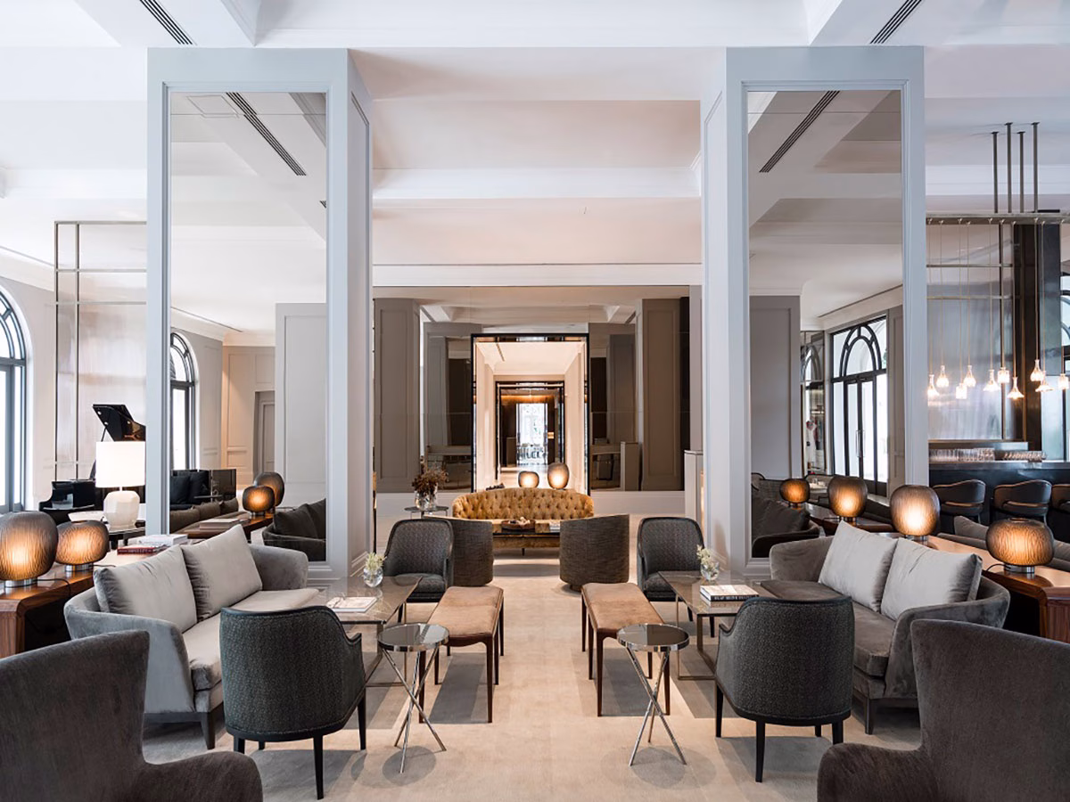 Lounge und Terrasse im Palacio Tangara