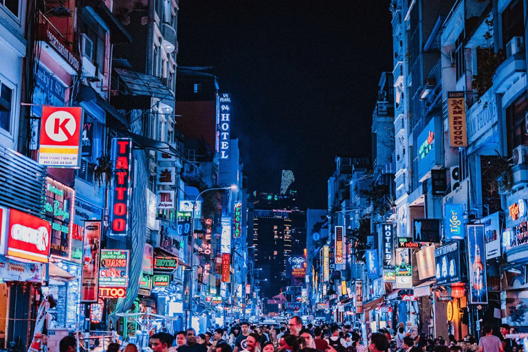 Saigon bei Nacht