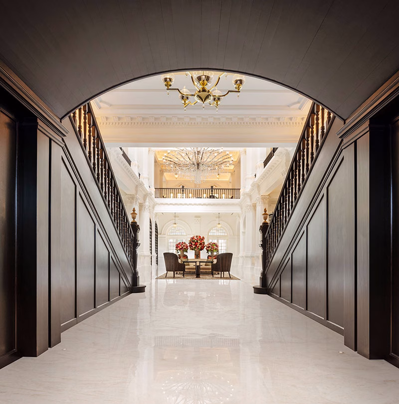 The Grand Lobby Raffles Hotel Singapore
