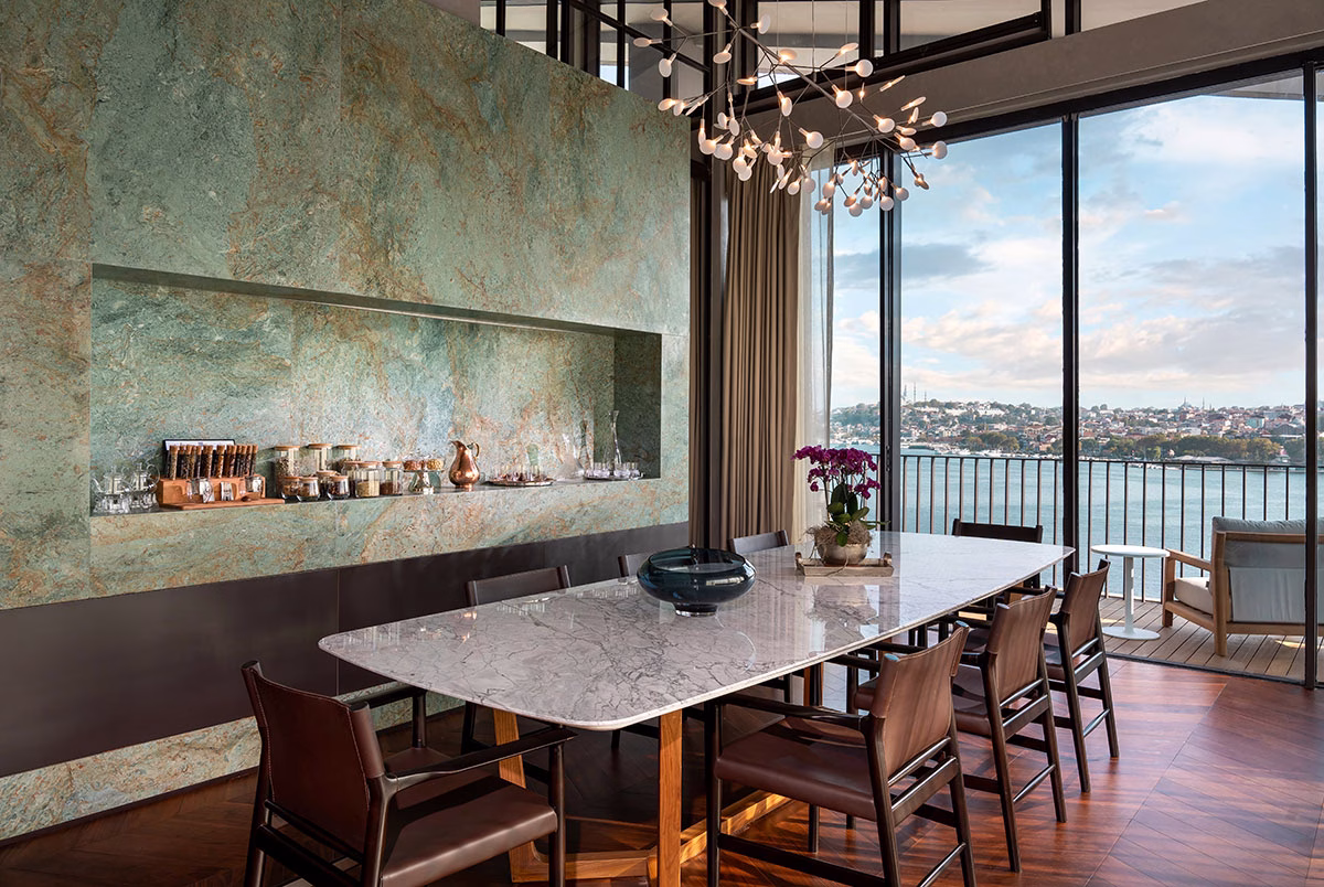 Esszimmer der Presidential Suite des Rixos Tersane Istanbul