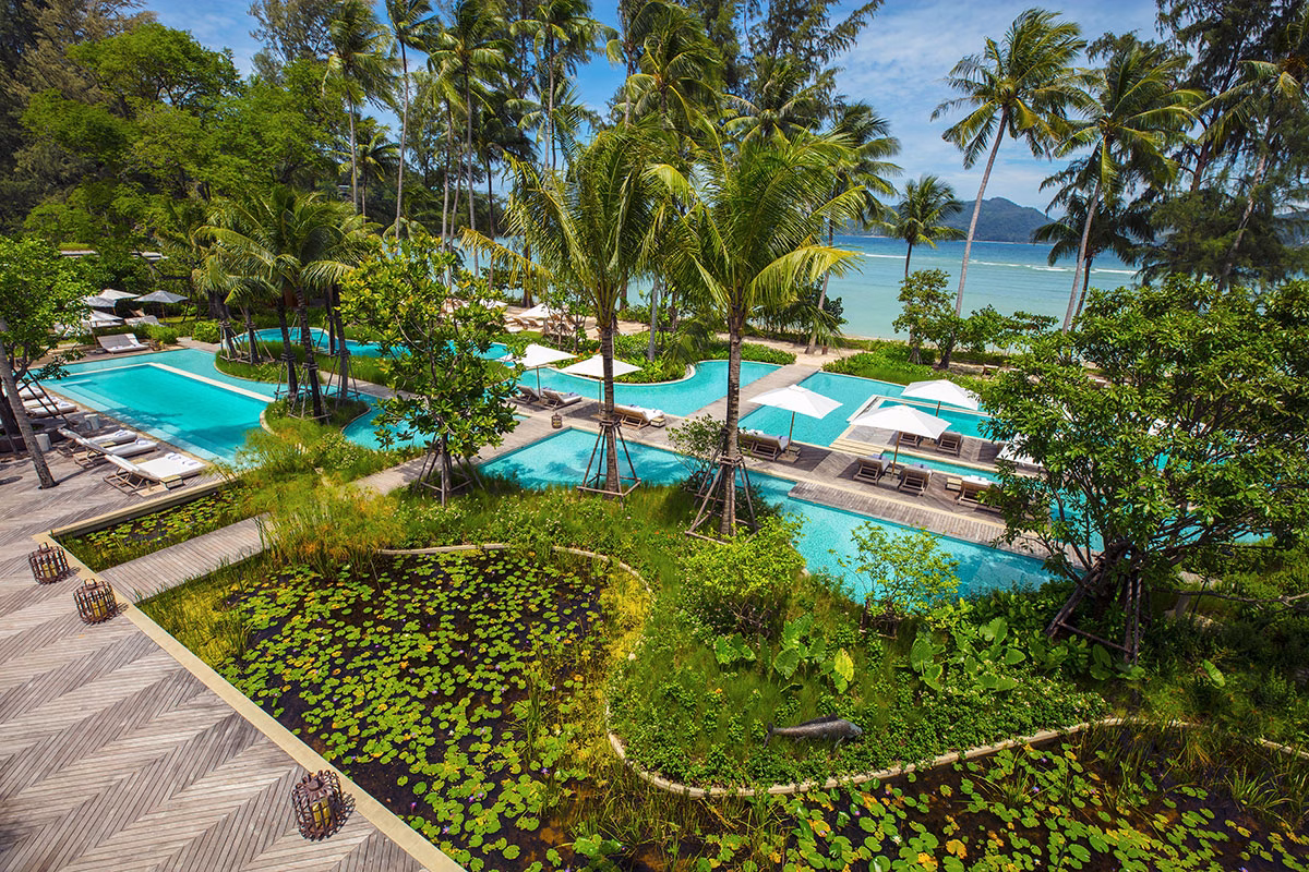 Pool des Rosewood Phuket