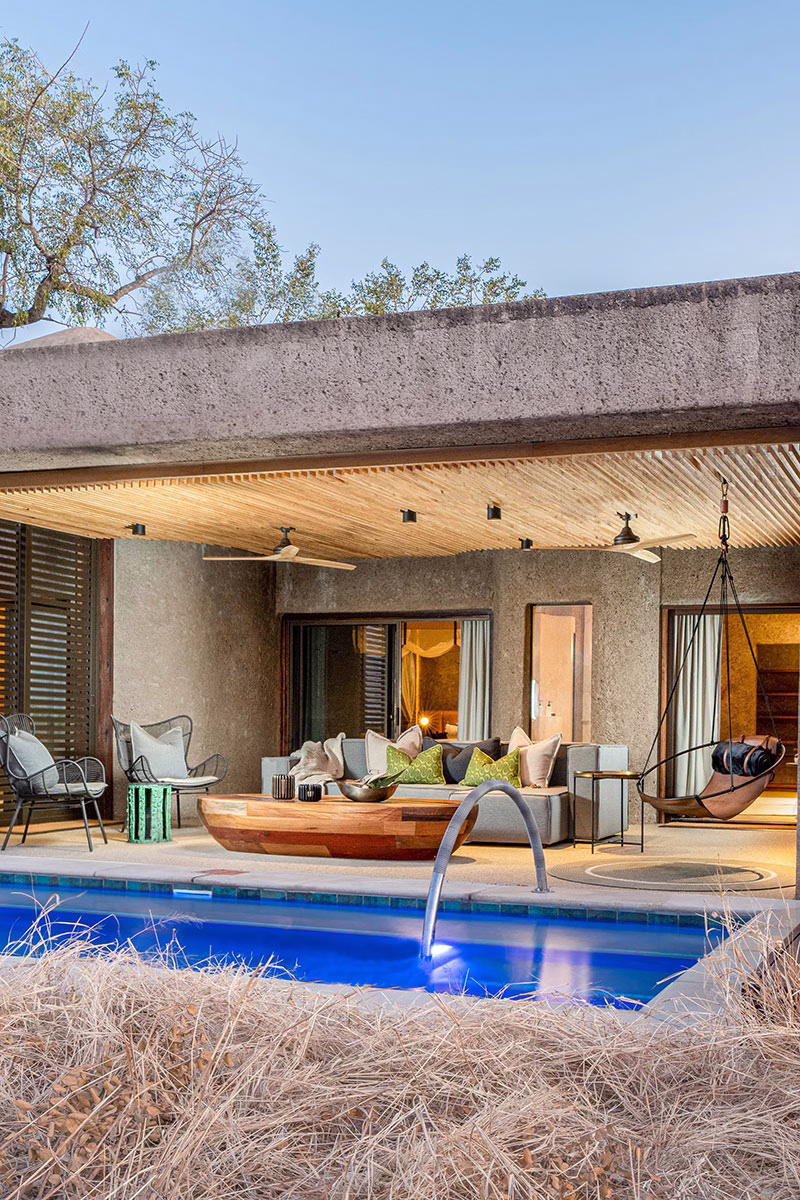 Pool der Earth Luxuxry Suite der Sabi Sabi Earth Lodge
