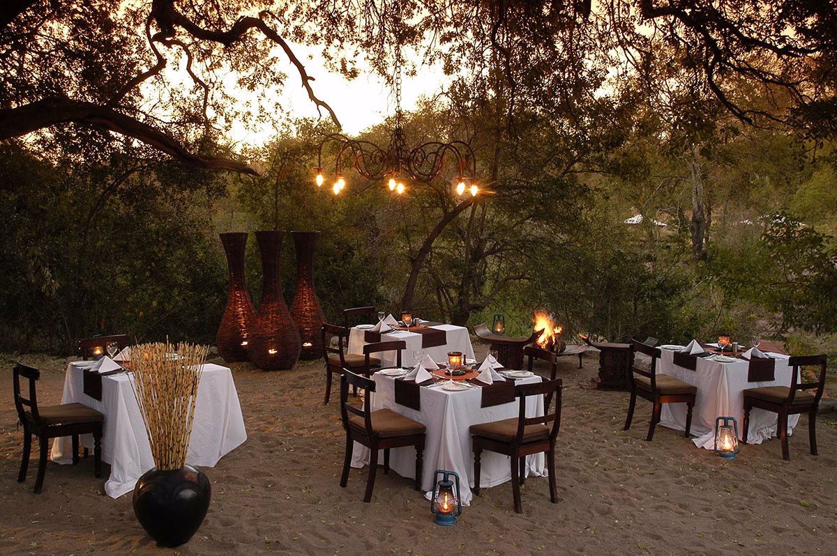 Boma Dinner des Sabi Sabi Little Bush Camp