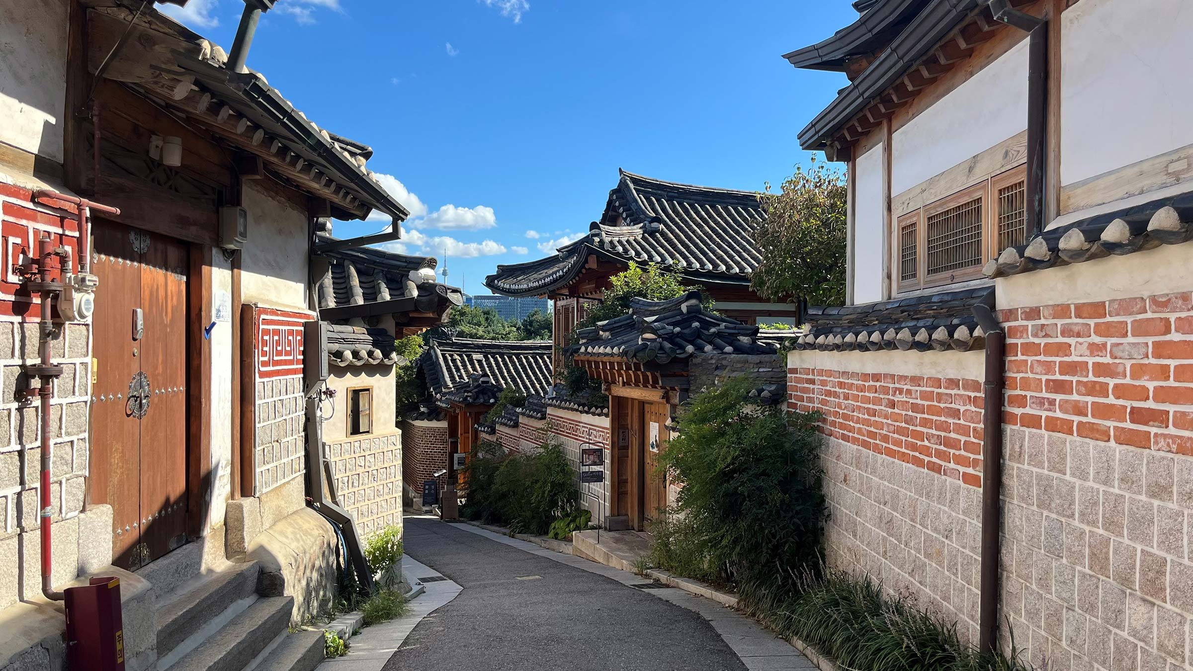Traditionelle Häuser im Bukchon Hanok Village