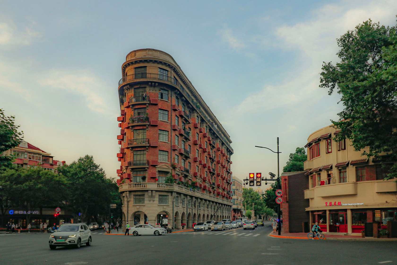 Spaziergang durch die Französische Konzession Shanghai