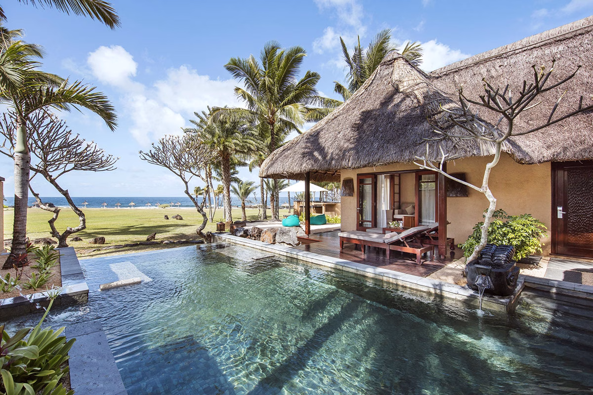 Oceanview Pool Villa des Shanti Maurice Resort & Spa