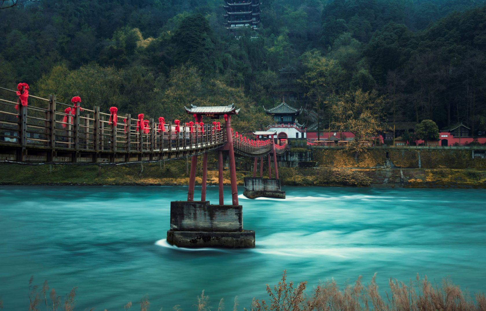 Six Senses Qing Cheng Mountain Ausflug Amatory Bridge