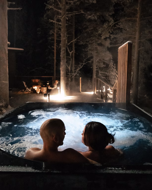 Abend im Whirlpool