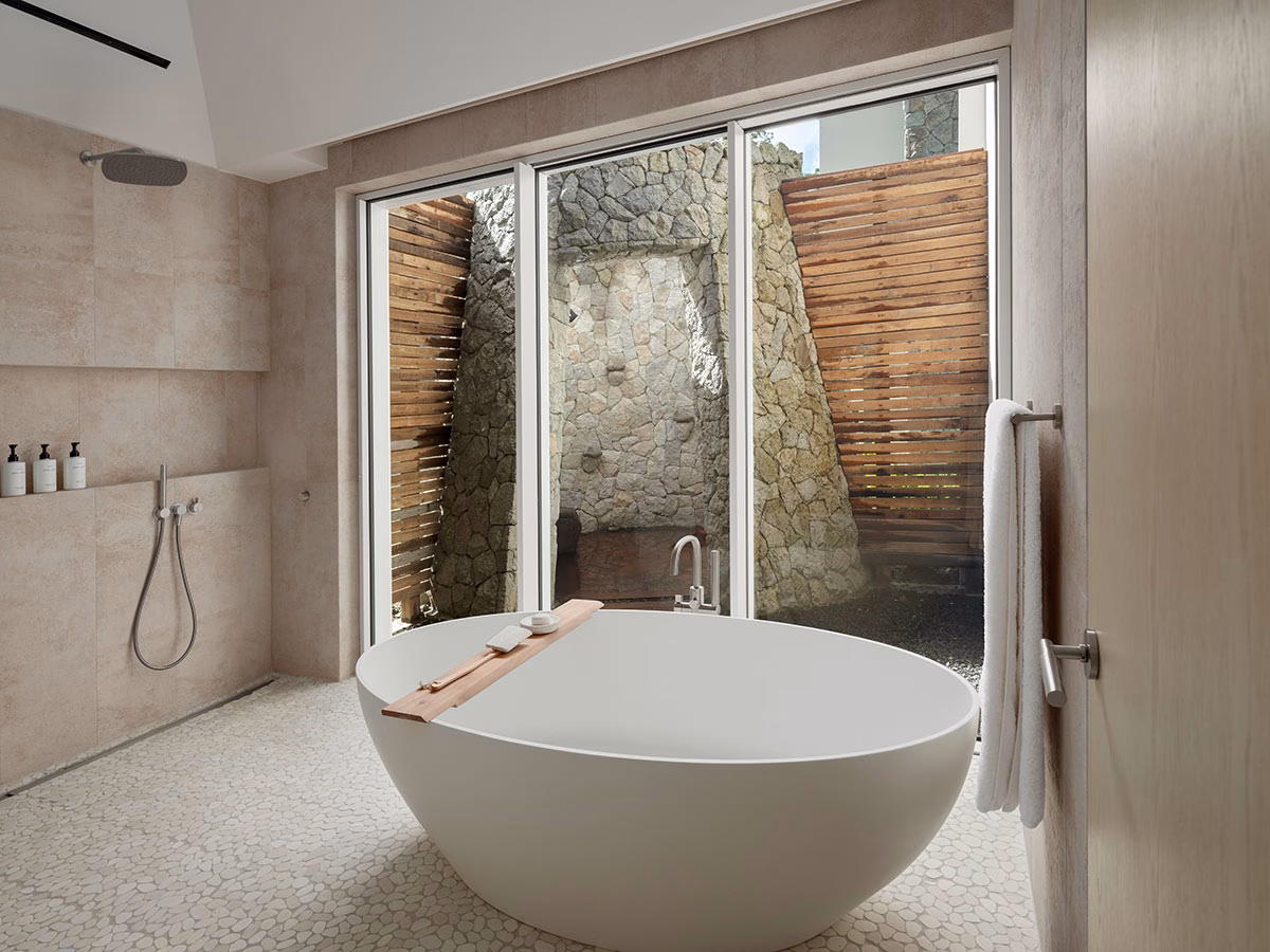 Badewanne im Sugar Beach, A Viceroy Resort