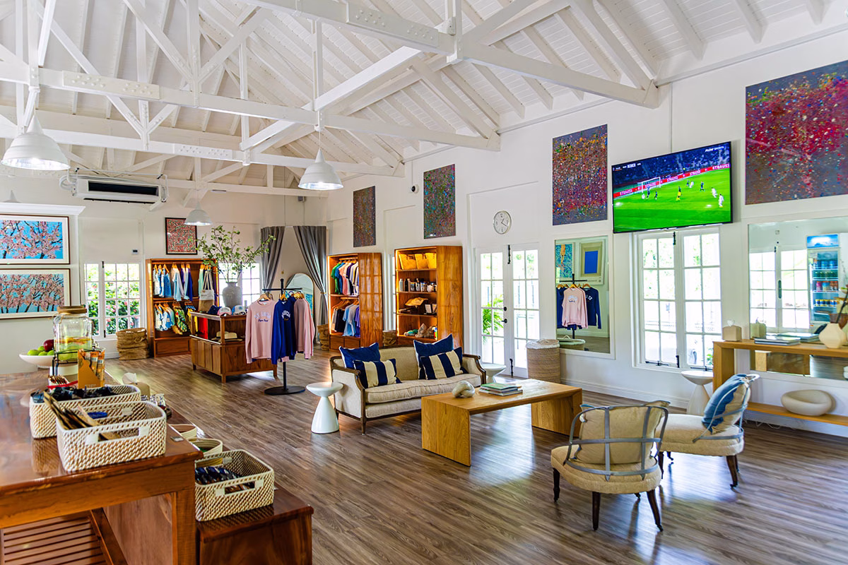Lounge des Racquet Club des Sugar Beach, A Viceroy Resort