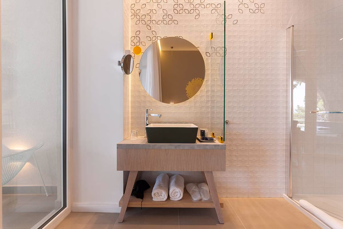 Badezimmer der Swim-Up Suite im Bluesun Hotel Jadran