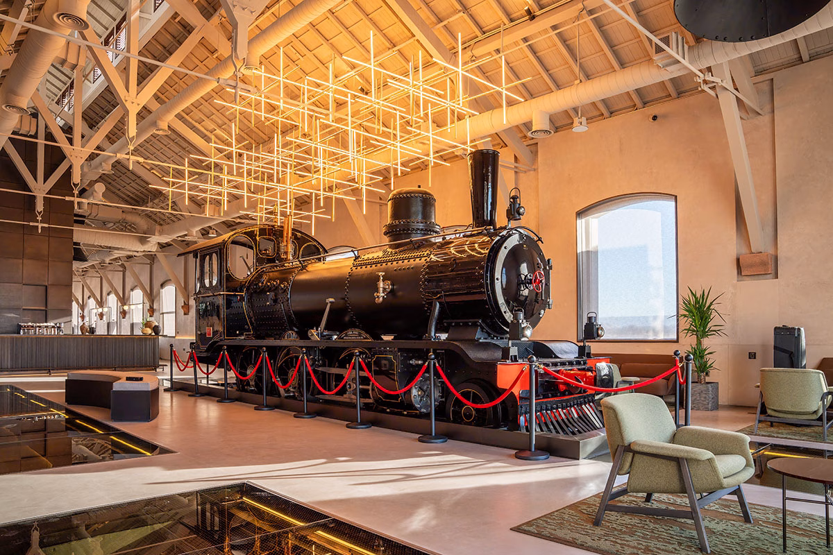 Eisenbahn des The Chedi Hegra