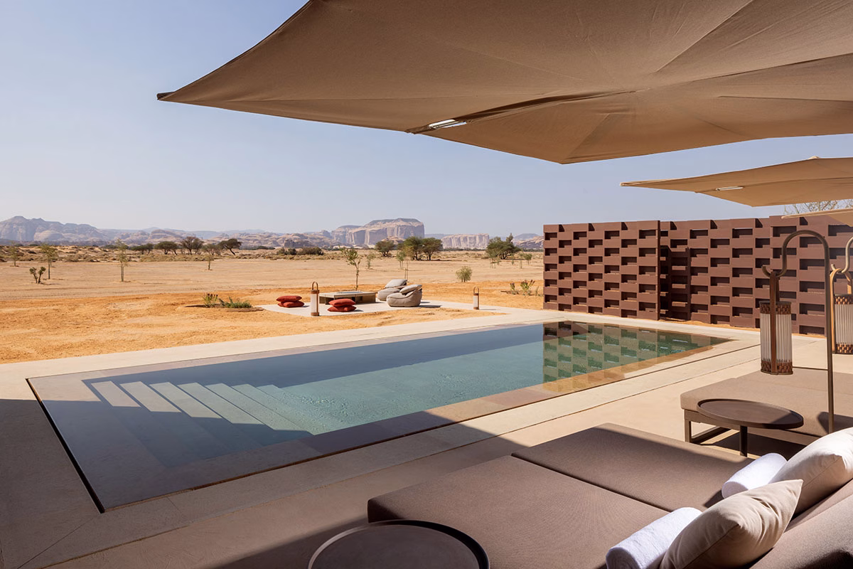 Pool des The Chedi Hegra