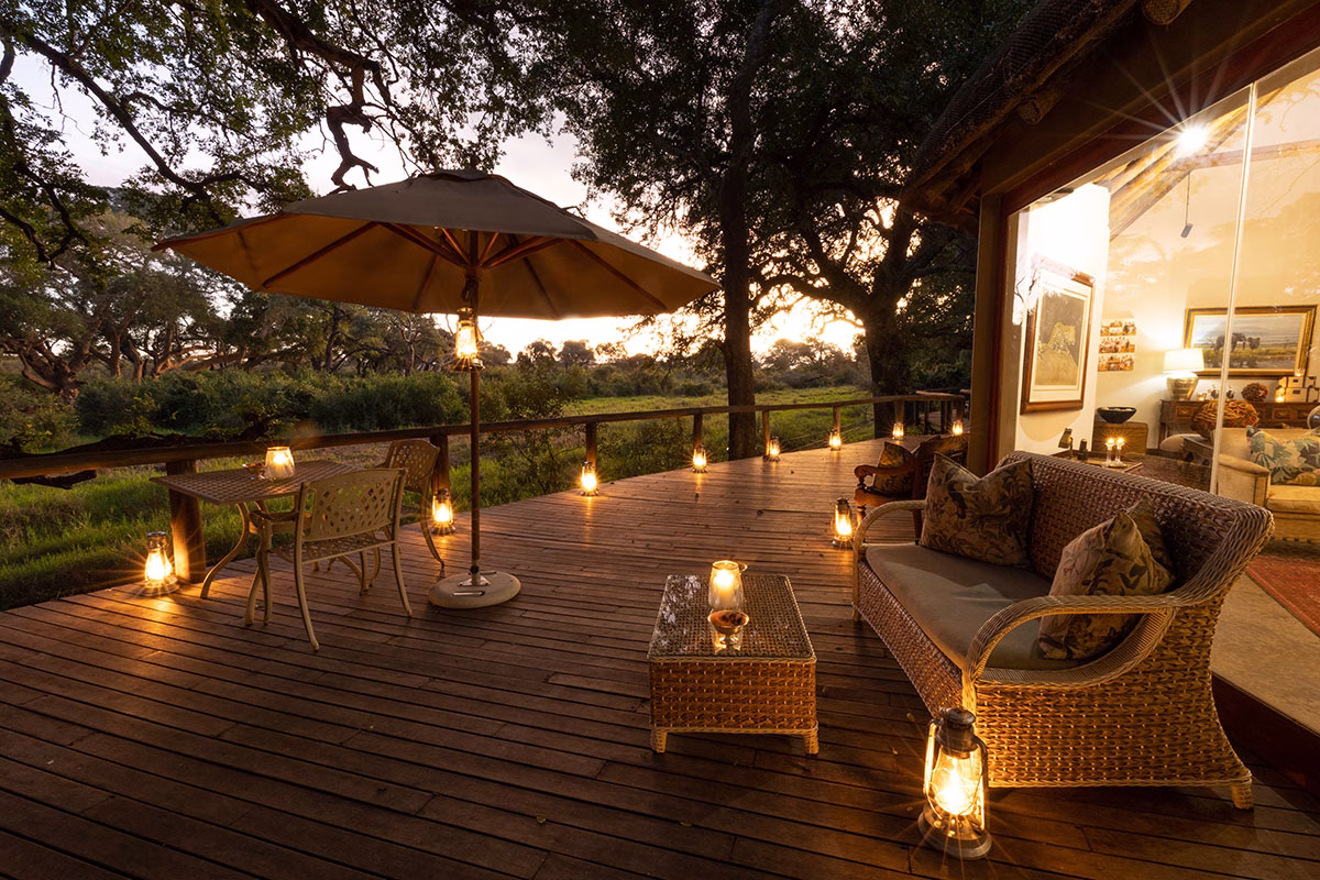 Terrasse des Tintswalo Safari
