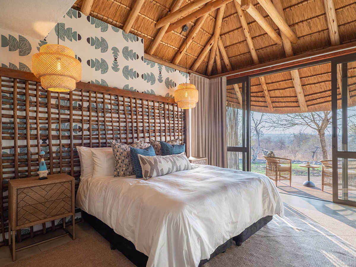 Schlafzimmer in der Villa im Tintswalo Scops Rest