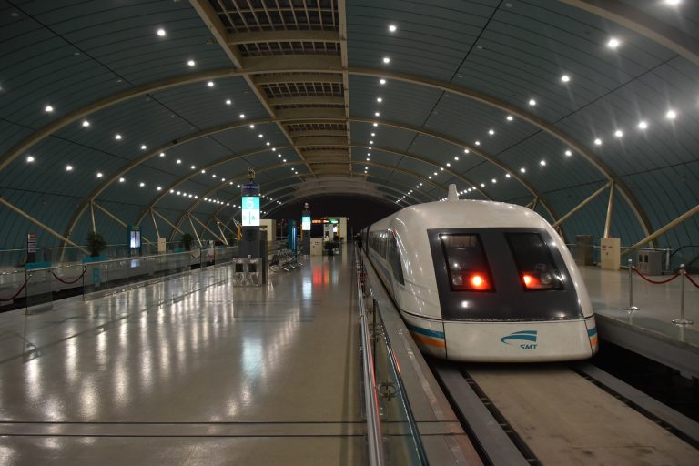 Transrapid Zug in Shanghai