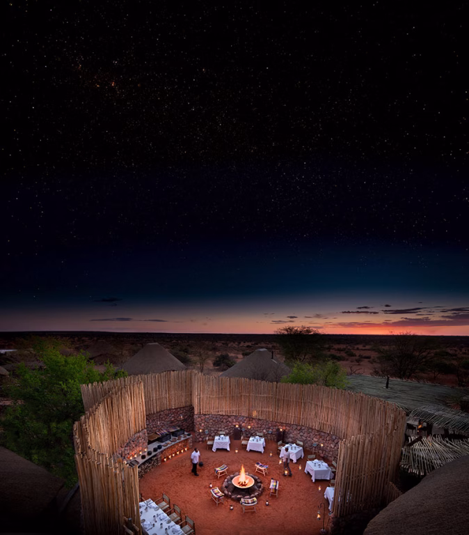 Boma-Dinner unter dem Sternenhimmel
