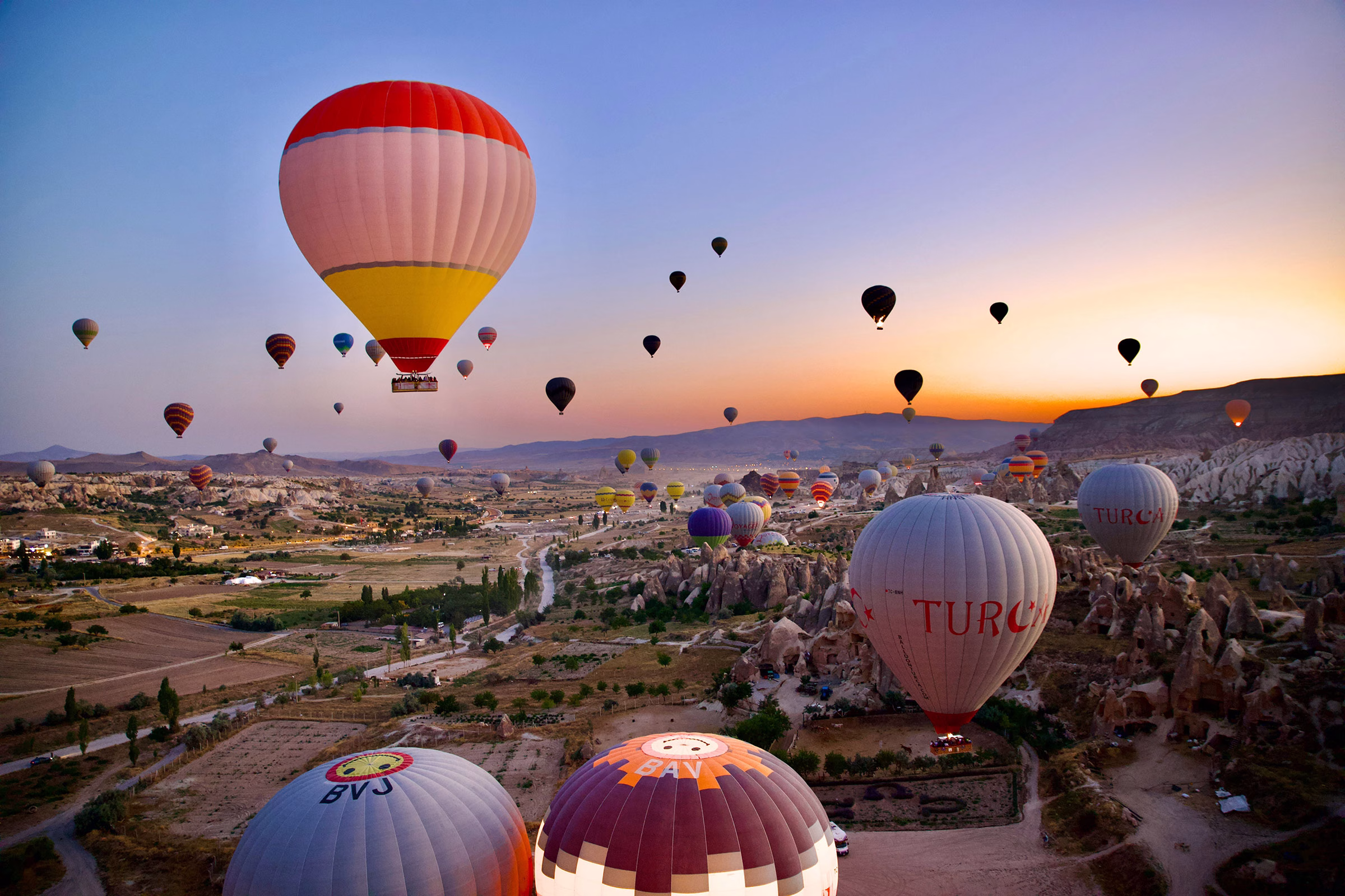 Heißlufballons, Kappadokien