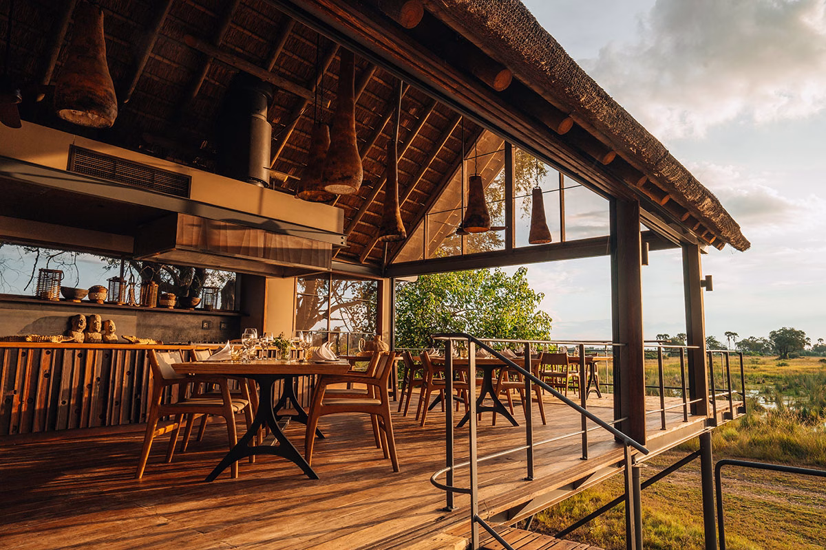Terrasse des Wilderness Chitabe