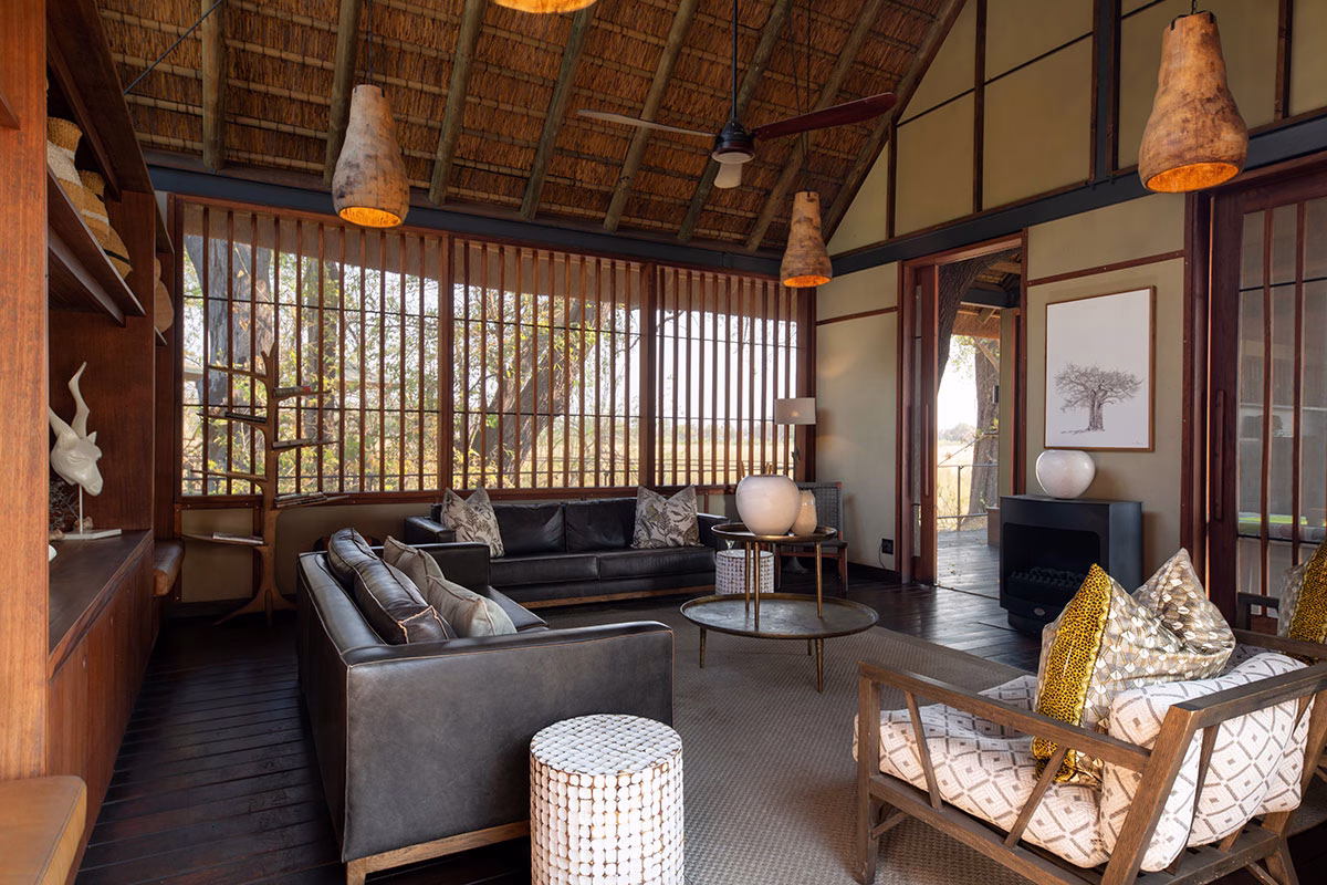 Wohnzimmer des Wilderness Chitabe