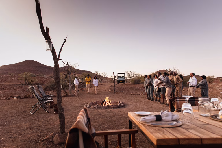 Abend in der Boma