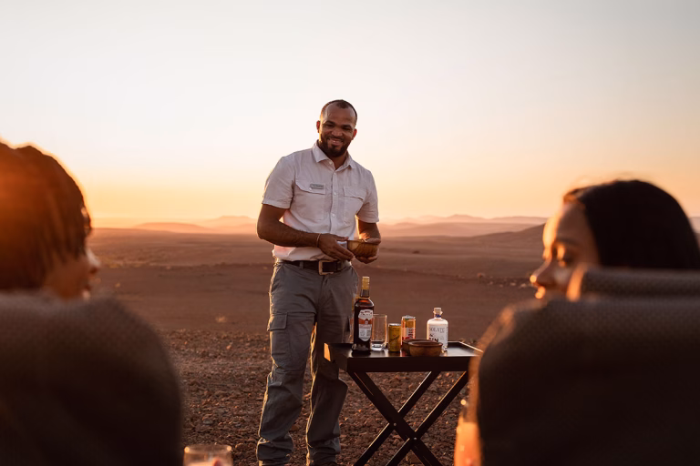Sundowner in der Palmwag Concession