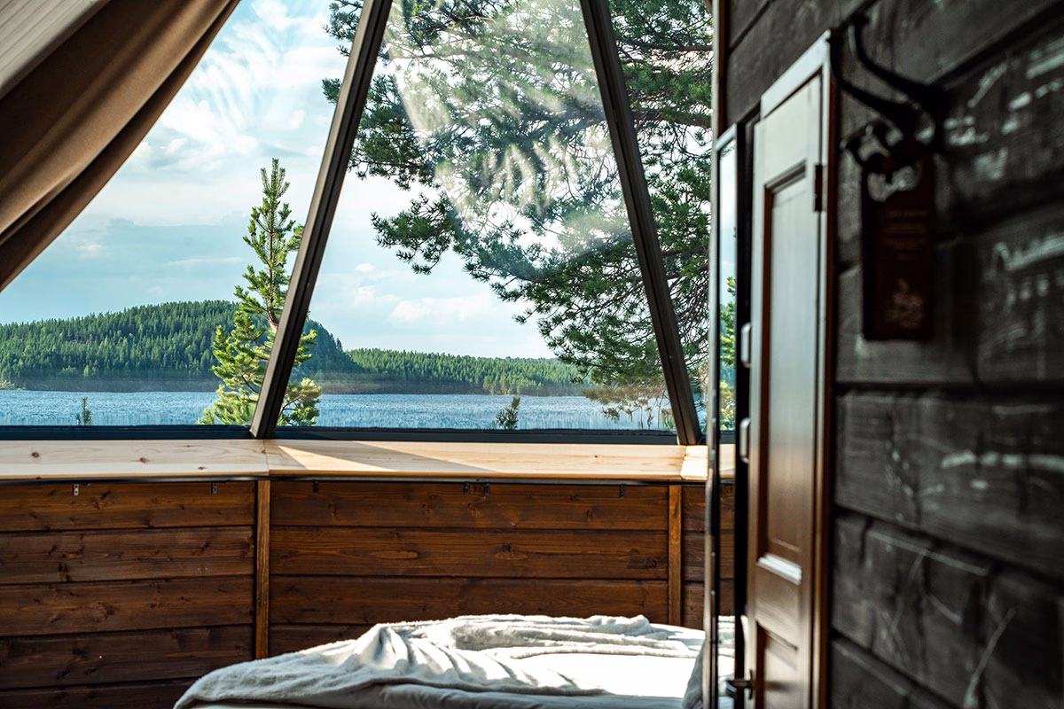 Aurora Summer des Wilderness Hotel Inari