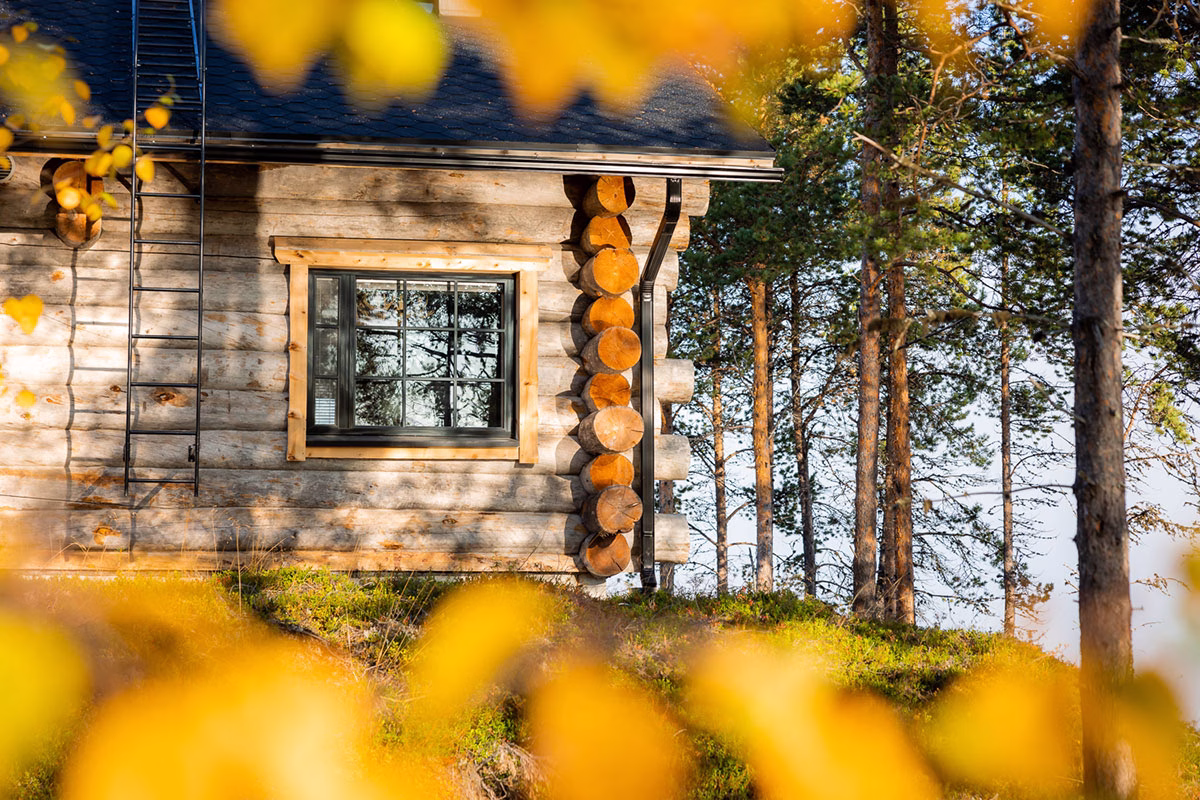 Log Cabin des Wilderness Hotel Inari