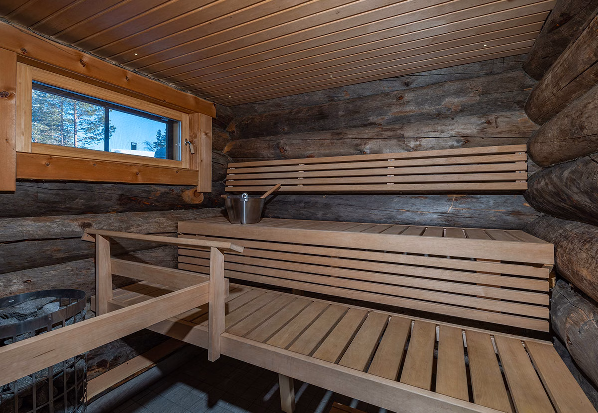 Sauna des Wilderness Hotel Inari