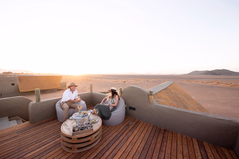 Sundowner auf der Dachterrasse