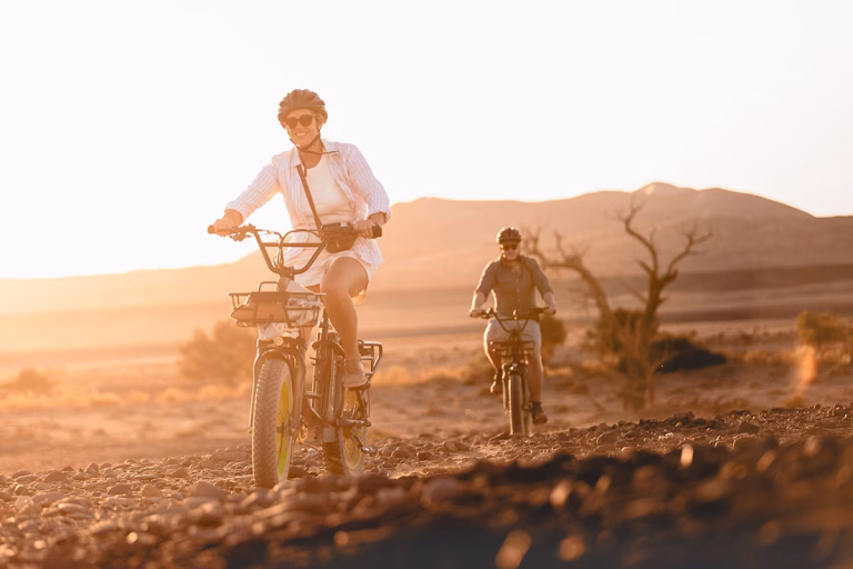 E-Bike-Tour durch die Dünenlandschaft