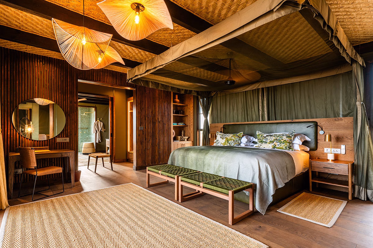 Schlafzimmer des Wilderness Magashi Peninsula