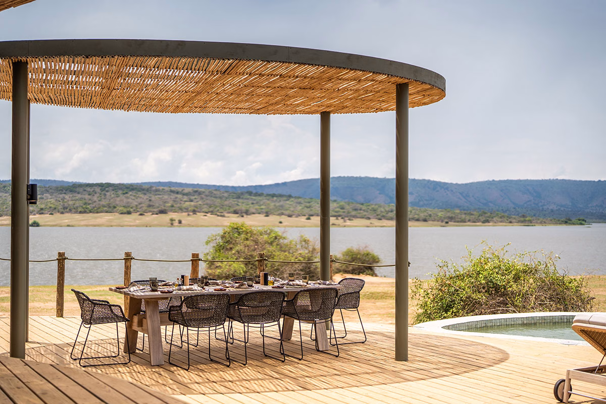 Terrasse des Wilderness Magashi Peninsula