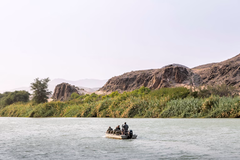 Bootsfahrt auf dem Kunene River