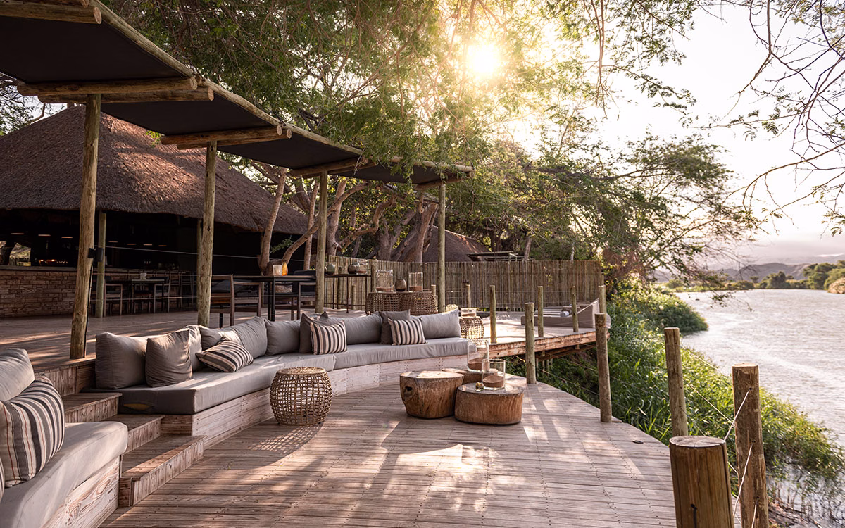Terrasse des Wilderness Serra Cafema