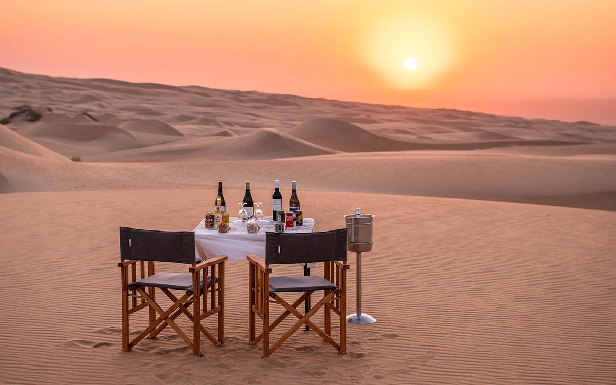 Wüstendinner des Wilderness Serra Cafema