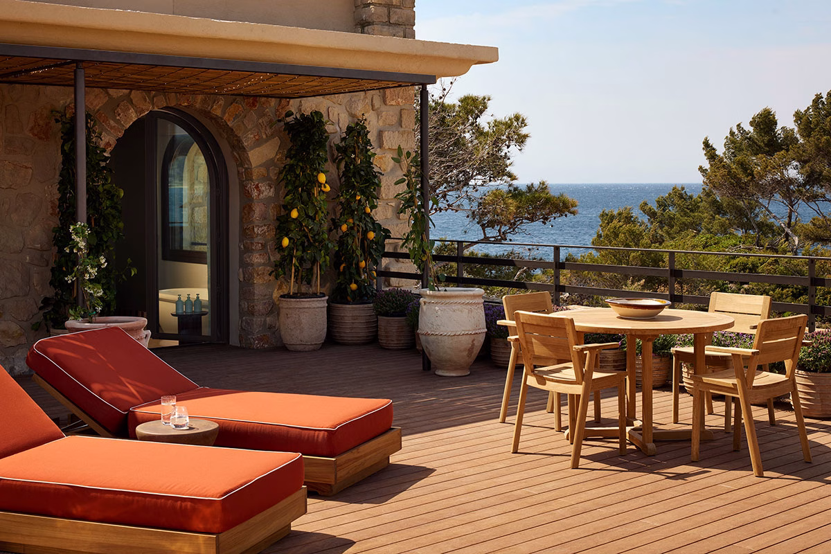 The Delos Suite Terrace des Zannier Île de Bendor
