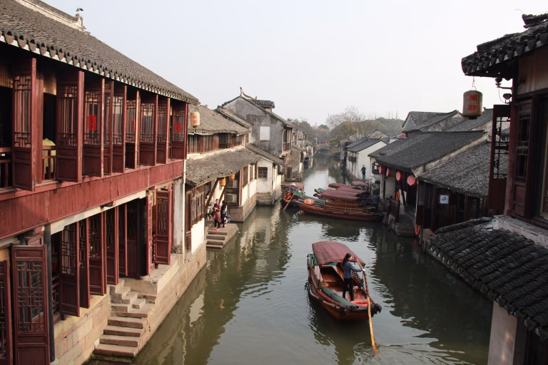 Das Wasserstädtchen Zhouzhuang, Erlebnis in China