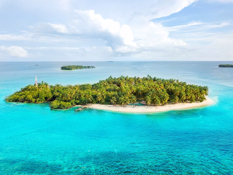 Calala Island Insel von oben