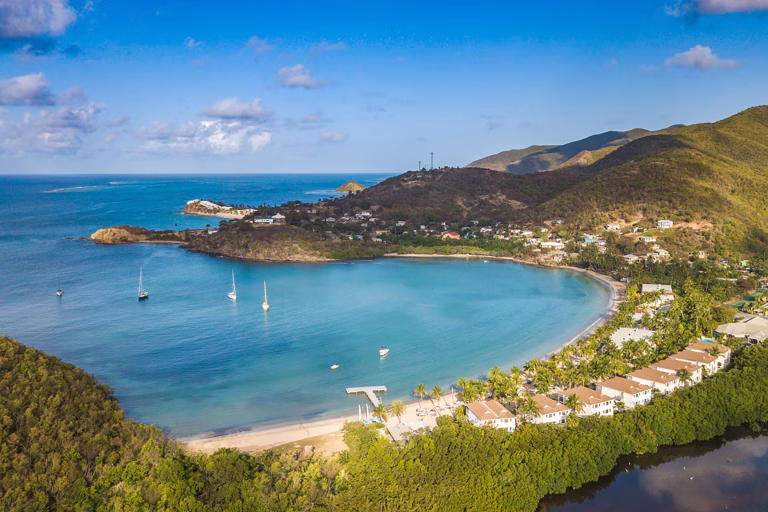Bucht des Carlisle Bay