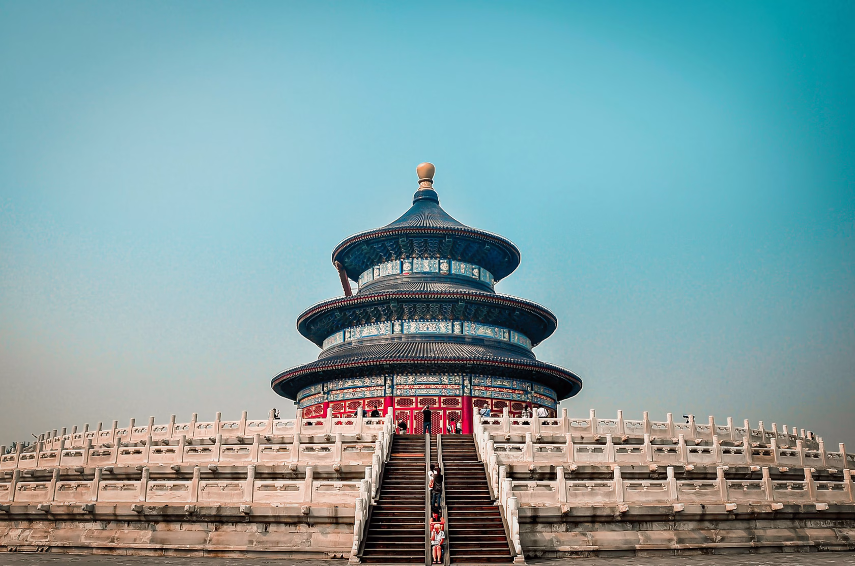 Halle des Erntegebets im Himmelstempel-Komplex in Peking, China