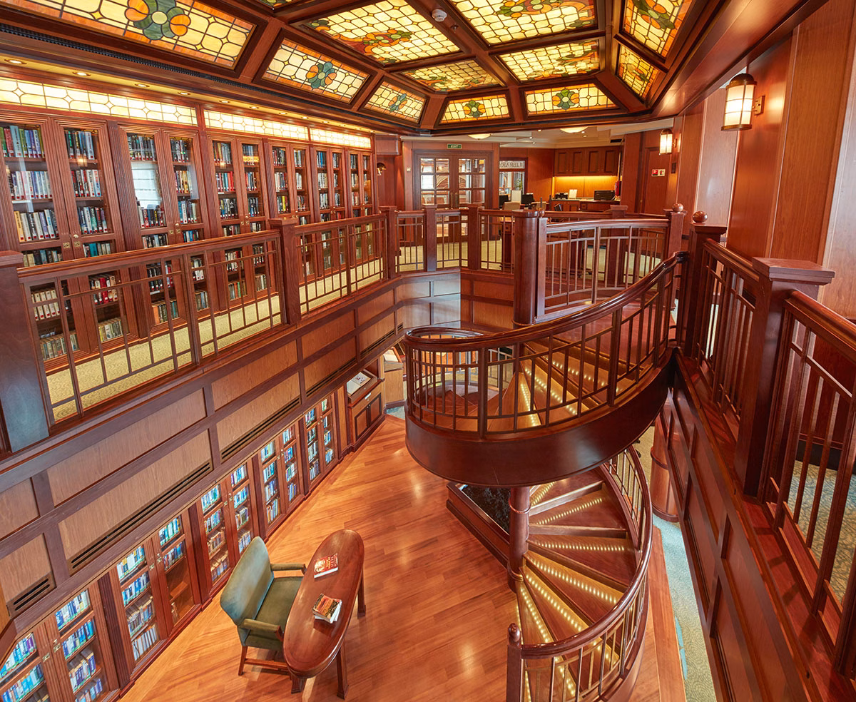 Bibliothek der Queen Victoria der Cunard Linie